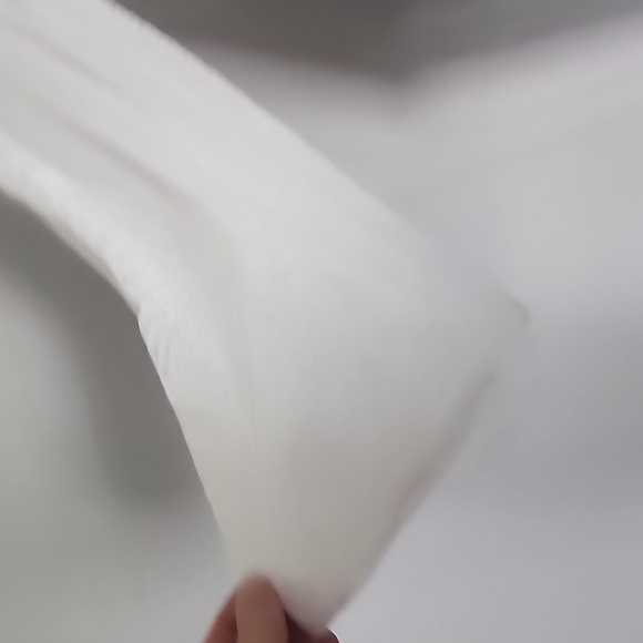 J. McLaughlin white crochet top/swim cover with fringe-M - Picture 2 of 8